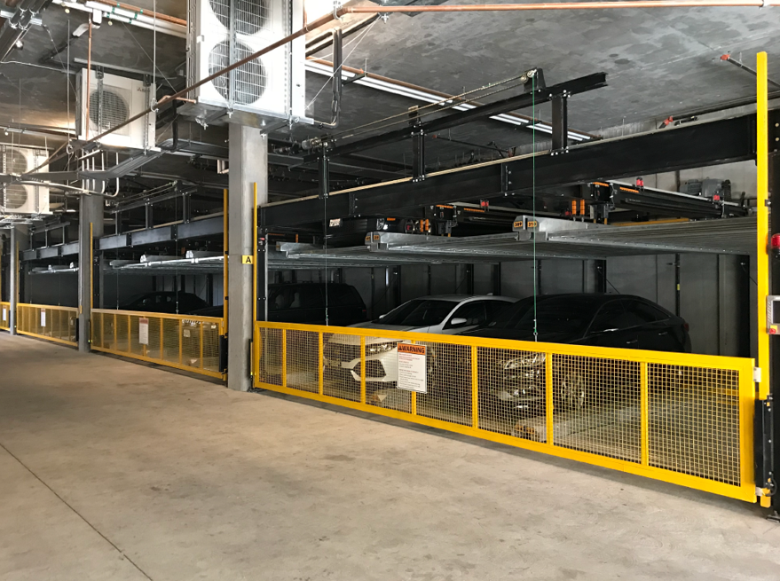 Puzzle Parking Systems are designed and built to save you space and maximize your construction project's parking density. The Automated Parking Company's Systems Design Engineers can custom design an puzzle parking system for you.