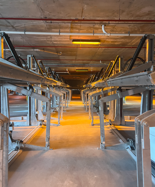 CasaMar Luxury Condos Vertical Lift Car Stacker Parking Systems Manufactured By The Automated Parking Company