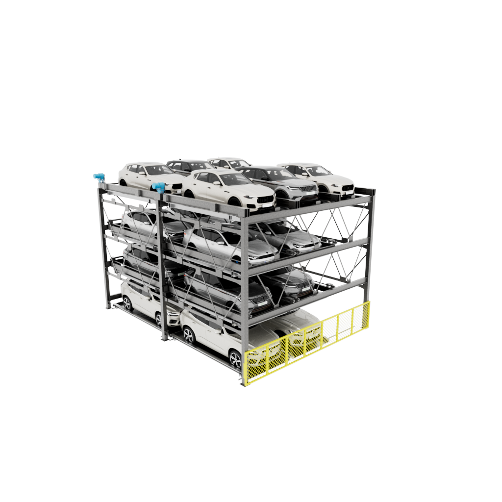 4 High Tandem Puzzle Parking System This 4 Level High Tandem puzzle parking system offers four levels at grade with a min of 24’ clear to 26’ clear depending on the size of autos deposited in the system. This solution can be designed as a tandem configuration. This puzzle parking system can be designed as a stand-alone structure. Efficient Puzzle Parking System for Independent Access The Automated Parking Company’s Puzzle car parking is a semi-automated system that allows each parking space to be independently accessed. Cars are stored and retrieved with lateral or vertical motion in an efficient puzzle car parking system. Unlike mechanical stacker parking, vehicles can be moved within the Puzzle parking system automatically ridding you of any need for attendants. Whether standalone structures or tandem configurations, this Puzzle parking system is extremely versatile. These systems are ideal for retrofit or new construction projects and can be built as part of existing or new developments to complement the overall look. Get Smart Parking Systems for Efficient and Convenient Parking Solutions Parking space is at a premium in all metro markets, but The Automated Parking Company is here to revolutionize parking with automated parking systems and robotic AGV parking solutions. We can help you enhance your property value and offer customers or residents a hassle-free and convenient parking experience that caters to the demands and challenges of modern urban living. Looking for efficient parking solutions? Contact us today for smart parking solutions designed for your needs. 4 Level High Tandem Vertical parking systems, 4 Level High Tandem Puzzle parking system, 4 Level High Tandem Semi-automated parking system, 4 Level High Tandem Car stacker parking system, 4 Level High Tandem Stacker parking system, 4 Level High Tandem Multilevel parking system, 4 Level High Tandem Tower parking system, 4 Level High Tandem Vehicle storage system, 4 Level High Tandem puzzle parking system, 1 high Tandem puzzle parking lift, 1x Tandem parking system, 1 High Tandem car stacker, 4 Level High Tandem semi-automated parking system, 4 Level High Tandem Vertical car parking system, 4 Level High Tandem Car elevator parking system, 4 Level High Tandem Space-saving parking system, 1 Level Tandem High-density parking solution, 4 Level High Tandem Compact parking system, 4 Level High Tandem Parking lift system, 4 Level High Tandem Car lift parking system, 4 Level High Tandem Mechanical stacker, 4 Level High Tandem Vehicle stacking system, 4 Level High Tandem Semi-automatic car parking, 4 Level High Tandem Rotary puzzle parking system, 1 Level High Tandem Puzzle car parking system, 4 Level High Tandem Overground puzzle parking, 4 Level High Tandem Underground parking lift, 4 Level High Tandem Multi-family parking solution, 4 Level High Tandem Office building parking solution, 4 Level High Tandem CRE Parking solution, 4 Level High Tandem maximizing parking capacity, 4 Level High Tandem Stacked Parking, Hotel Parking Solutions, Airport Parking Solutions