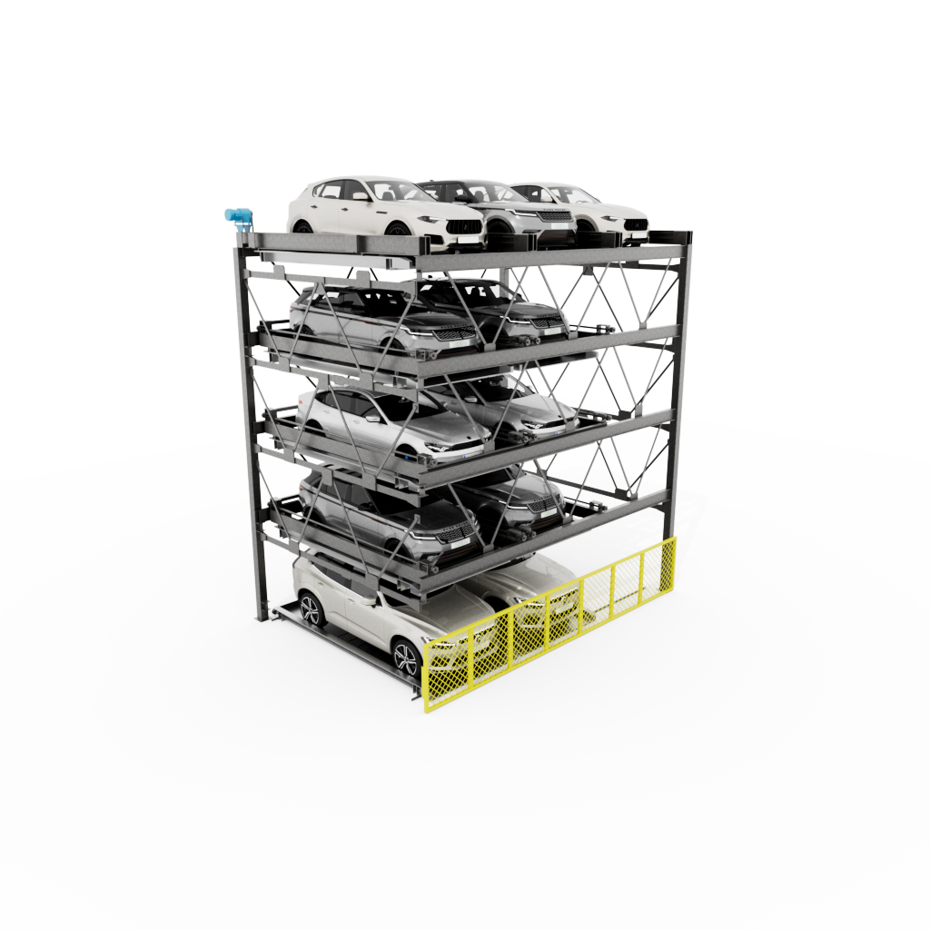 5 High Puzzle Parking System This 5-Level high puzzle parking system offers five levels at grade with a min of 30’ clear to 33’ clear depending on the size of autos deposited in the system. This solution can be designed as a tandem configuration. This puzzle parking solution can be designed and built as a stand-alone structure. Efficient Puzzle Parking System for Independent Access The Automated Parking Company’s Puzzle car parking is a semi-automated system that allows each parking space to be independently accessed. Cars are stored and retrieved with lateral or vertical motion in an efficient puzzle car parking system. Unlike mechanical stacker parking, vehicles can be moved within the Puzzle parking system automatically ridding you of any need for attendants. Whether standalone structures or tandem configurations, this Puzzle parking system is extremely versatile. These systems are ideal for retrofit or new construction projects and can be built as part of existing or new developments to complement the overall look. Get Smart Parking Systems for Efficient and Convenient Parking Solutions Parking space is at a premium in all metro markets, but The Automated Parking Company is here to revolutionize parking with automated parking systems and robotic AGV parking solutions. We can help you enhance your property value and offer customers or residents a hassle-free and convenient parking experience that caters to the demands and challenges of modern urban living. Looking for efficient parking solutions? Contact us today for smart parking solutions designed for your needs. 5 Level High Vertical parking systems, 5 Level High Puzzle parking system, 5 Level High Semi-automated parking system, 5 Level High Car stacker parking system, 5 Level High Stacker parking system, 5 Level High Multilevel parking system, 5 Level High Tower parking system, 5 Level High Vehicle storage system, 5 Level High puzzle parking system, 1 high 1 Deep Tandem puzzle parking lift, 1x 1 Deep Tandem parking system, 1 High 1 Deep Tandem car stacker, 5 Level High semi-automated parking system, 5 Level High Vertical car parking system, 5 Level High Car elevator parking system, 5 Level High Space-saving parking system, 1 Level 1 Deep Tandem High-density parking solution, 5 Level High Compact parking system, 5 Level High Parking lift system, 5 Level High Car lift parking system, 5 Level High Mechanical stacker, 5 Level High Vehicle stacking system, 5 Level High Semi-automatic car parking, 5 Level High Rotary puzzle parking system, 1 Level High 1 Deep Tandem Puzzle car parking system, 5 Level High Overground puzzle parking, 5 Level HighUnderground parking lift, 5 Level High Multi-family parking solution, 5 Level High Office building parking solution, 5 Level High CRE Parking solution, 5 Level High maximizing parking capacity, 5 Level High Stacked Parking, Hotel Parking Solutions, Airport Parking Solutions