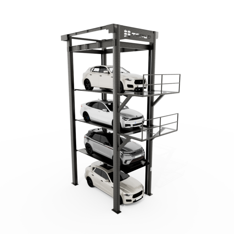 Car Frame Stack Car Parking Stacker, Garage Car Lift Storage